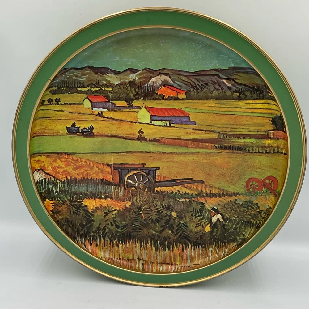 Vintage 1960's Sunshine Biscuit Tray & Large Tin Box